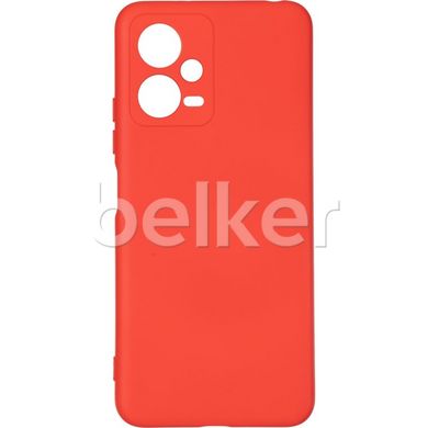 Силиконовый чехол для Poco x5 5G Full soft case Красный