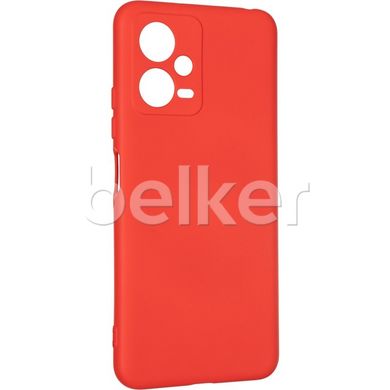 Силиконовый чехол для Poco x5 5G Full soft case Красный