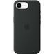 Чехол для iPhone 16e Silicone Case with MagSafe (replica) Черный в магазине belker.com.ua