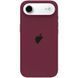 Чехол для iPhone 17 Air Silicone Case (replica) Марсала