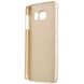 Пластиковый чехол для Samsung Galaxy S6 Edge G925 Nillkin Frosted Shield Золотой в магазине belker.com.ua
