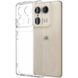 Силиконовый чехол для Motorola Edge 50 Ultra ультратонкий Прозрачный