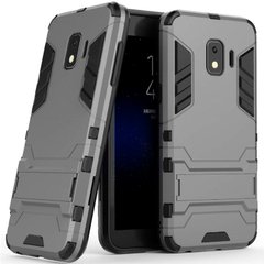 Противоударный чехол для Samsung Galaxy J2 Core J260 Honor Hard Defence Тёмно-серый смотреть фото | belker.com.ua