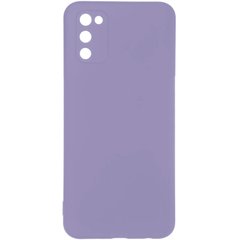 Защитный чехол для Samsung Galaxy A03S (A037) Full Soft case Сиреневый