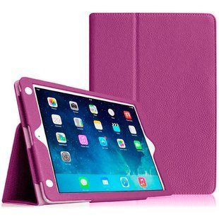 Чехол для iPad 10.2 2021 (iPad 9) ТТХ Кожаный Фиолетовый смотреть фото | belker.com.ua