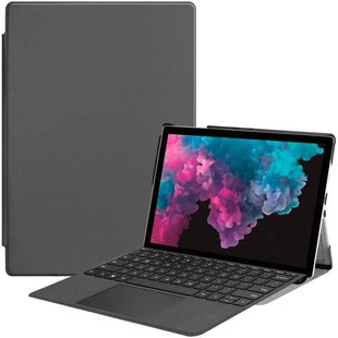 Чехол для Microsoft Surface Pro 6 12.3 Moko кожаный Серый смотреть фото | belker.com.ua