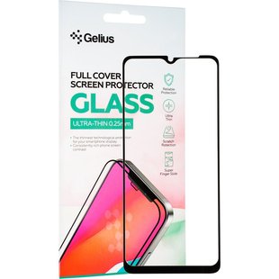 Защитное стекло Samsung Galaxy A03 Core (A032) Gelius Full Cover Ultra-Thin 0.25mm Черный смотреть фото | belker.com.ua