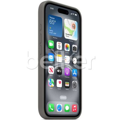 Чехол для iPhone 16 Silicone Case (replica) Серый