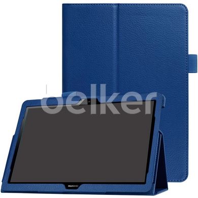 Чехол для Huawei MediaPad T3 10 TTX кожаный Темно-синий смотреть фото | belker.com.ua