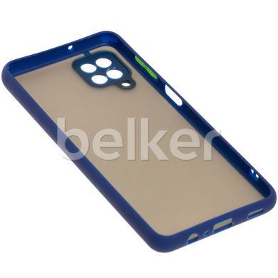 Чехол для Samsung Galaxy A12 (SM-A125) LikGus Edging Синий смотреть фото | belker.com.ua