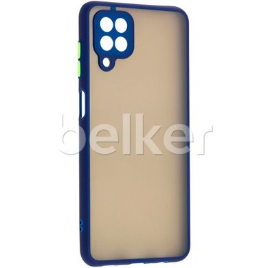 Чехол для Samsung Galaxy A12 (SM-A125) LikGus Edging Синий смотреть фото | belker.com.ua