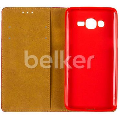 Чехол книжка для Samsung Galaxy J7 2015 J700 Goospery Canvas Красный смотреть фото | belker.com.ua