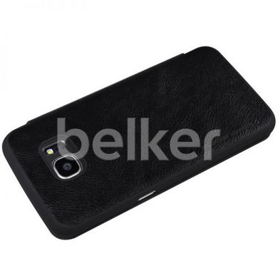 Чехол книжка для Samsung Galaxy S7 Edge G935 Nillkin Qin кожаный Черный Черный смотреть фото | belker.com.ua