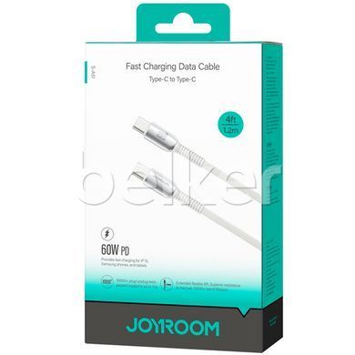 Кабель USB-C на USB-C JoyRoom Cutting-Edge S-A51 60W 1.2 метра Серый