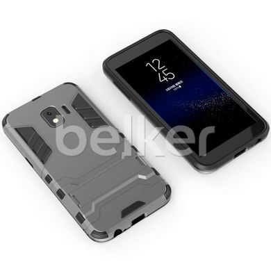 Противоударный чехол для Samsung Galaxy J2 Core J260 Honor Hard Defence Тёмно-серый смотреть фото | belker.com.ua
