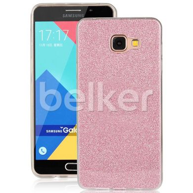 Силиконовый чехол для Samsung Galaxy A5 2016 A510 Remax Glitter Silicon Розовый смотреть фото | belker.com.ua