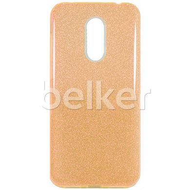 Силиконовый чехол для Xiaomi Redmi 5 Plus Remax Glitter Silicon case Золотой смотреть фото | belker.com.ua
