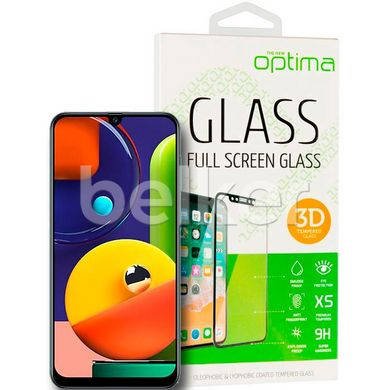 Защитное стекло для Samsung Galaxy A50s A507 Optima 3D Черный смотреть фото | belker.com.ua