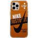 Чехол для iPhone 18 Pro Nike series Оранжевый в магазине belker.com.ua