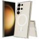 Силиконовый чехол для Samsung Galaxy S24 Ultra MagSafe Прозрачный