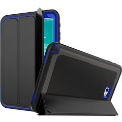 Противоударный чехол для Samsung Galaxy Tab A 10.1 T580, T585 Armor Book Cover Темно-синий смотреть фото | belker.com.ua