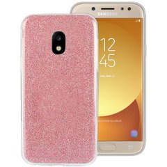 Силиконовый чехол для Samsung Galaxy J3 2017 (J330) Remax Glitter Розовый смотреть фото | belker.com.ua
