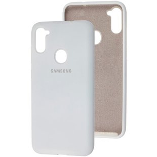 Чехол для Samsung Galaxy A11 (A115) Silicone Case Белый смотреть фото | belker.com.ua