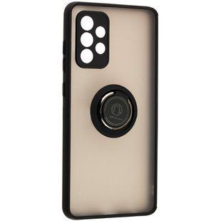 Чехол для Samsung Galaxy A72 (A725) LikGus Ring case Черный смотреть фото | belker.com.ua