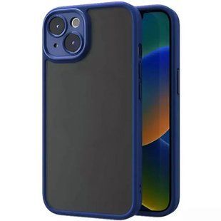 Чехол iPhone 15 Plus Rock Guard matte Full Camera Синий смотреть фото | belker.com.ua