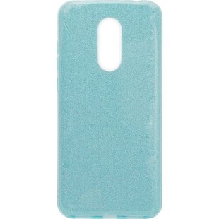 Силиконовый чехол для Xiaomi Redmi 5 Plus Remax Glitter Silicon case Голубой смотреть фото | belker.com.ua