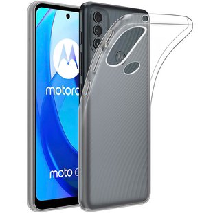 Силиконовый чехол для Motorola E40 Hoco ультратонкий Прозрачный смотреть фото | belker.com.ua