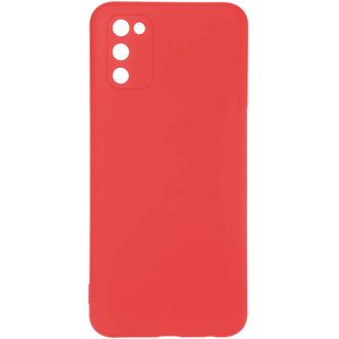 Защитный чехол для Samsung Galaxy A03S (A037) Full Soft case Черный Красный смотреть фото | belker.com.ua