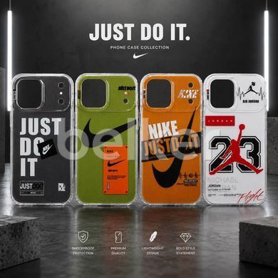 Чехол для iPhone 18 Pro Nike series Белый