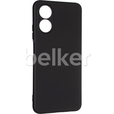 Чехол для Oppo A17 Full soft case Черный