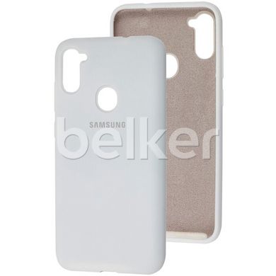 Чехол для Samsung Galaxy A11 (A115) Silicone Case Белый смотреть фото | belker.com.ua