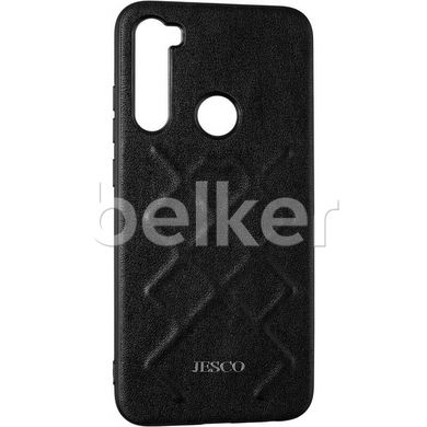 Чехол для Xiaomi Redmi Note 8 Jesco Leather case Черный смотреть фото | belker.com.ua
