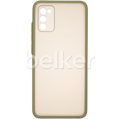Противоударный чехол для Samsung Galaxy A02s (A025) LikGus Зелёный смотреть фото | belker.com.ua
