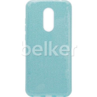 Силиконовый чехол для Xiaomi Redmi 5 Plus Remax Glitter Silicon case Голубой смотреть фото | belker.com.ua