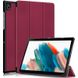 Чехол для Samsung Galaxy Tab A8 10.5 2021 Moko кожаный Бордовый в магазине belker.com.ua
