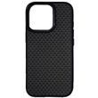 Противоударный чехол на iPhone 16 Pro Max Kevlar design soft with MagSafe Черный