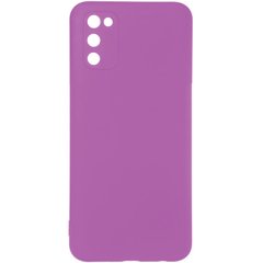 Защитный чехол для Samsung Galaxy A03S (A037) Full Soft case Фиолетовый