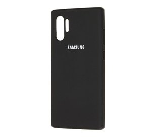 Оригинальный чехол для Samsung Galaxy Note 10 Plus N975 Full Silicone Case Черный смотреть фото | belker.com.ua