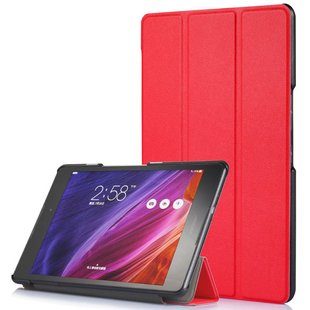 Чехол для Asus ZenPad 3 8.0 Z581KL Moko кожаный Красный смотреть фото | belker.com.ua