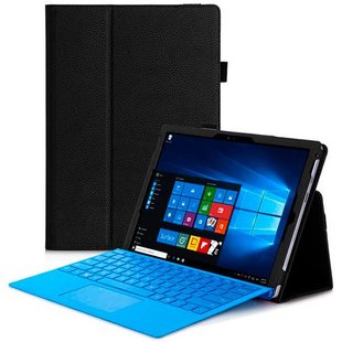 Чехол для Microsoft Surface Pro 6 12.3 TTX Case Кожаный Черный смотреть фото | belker.com.ua