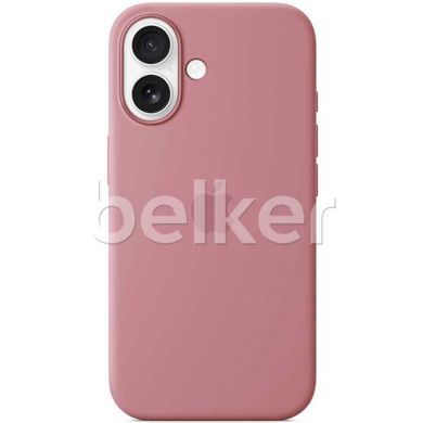 Чехол для iPhone 16 Silicone Case (replica) Розовый песок