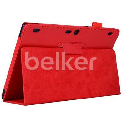 Чехол для Lenovo Tab 2 10.1 A10-30 TTX кожаный Красный смотреть фото | belker.com.ua