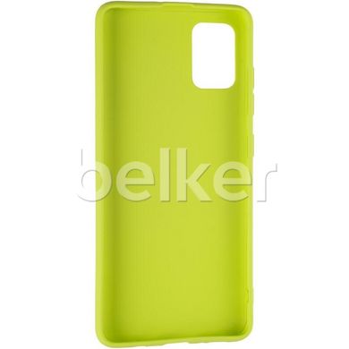 Чехол для Samsung Galaxy A51 A515 Gelius Canvas case Салатовый смотреть фото | belker.com.ua