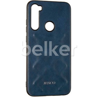 Чехол для Xiaomi Redmi Note 8 Jesco Leather case Синий смотреть фото | belker.com.ua