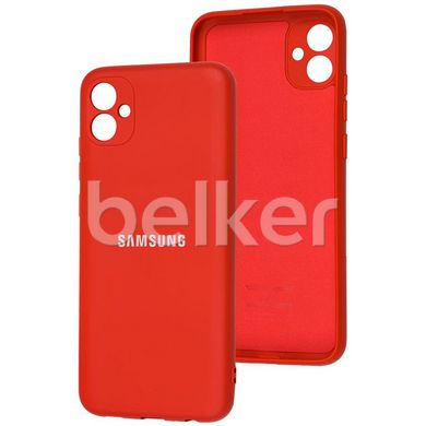 Оригинальный чехол для Samsung Galaxy A04e (A042) Soft Case Красный смотреть фото | belker.com.ua