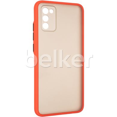 Противоударный чехол для Samsung Galaxy A02s (A025) LikGus Красный смотреть фото | belker.com.ua